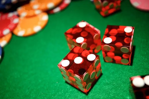 Live dealer table interface showing community cards and player decision buttons on giototo4d